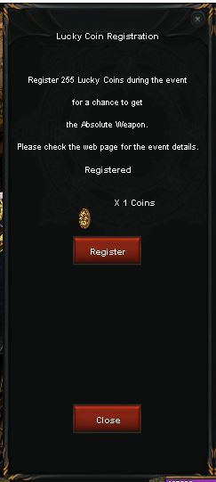 Registro Lucky Coins