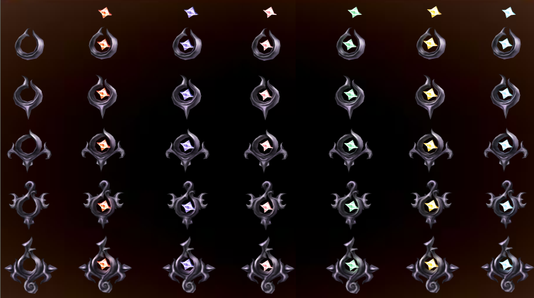 Todas las Seed Spheres